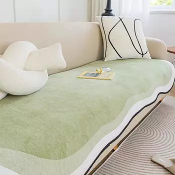 1шт. Подушка для дивана Wave Edge, универсальный чехол для дивана Four Seasons High Grade Chenille, нескользящий чехол для дивана, ткань для дивана, салфетка для дивана 70*70cm