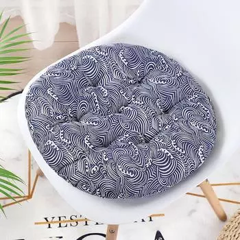 1шт Подушка для стула Товары для дома Круглая подушка для сиденья Мягкая теплая антидеформируемая защитная подушка для пола Сиденье спинка стула 40*40cm