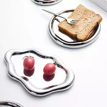 1шт Подвесная доска для сережек неправильной формы Керамический поднос для хранения реквизита для фотографий Домашний декор