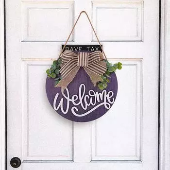 1шт подвесная дверь подвеска окно стена поделки сад бант двор деревянные украшения подарок креативные украшения для дома