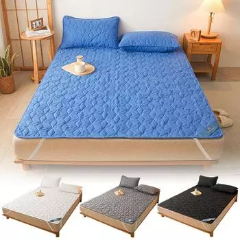 1шт покрывало односпальная/двуспальная кровать толстый четырехсезонный матрас водонепроницаемый топпер матрас матрас домашние принадлежности 99x190cm чёрный