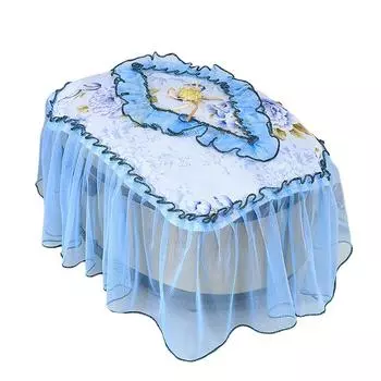 1шт полиэстеровый пылезащитный чехол для фритюрницы, пылезащитный чехол для электрической рисоварки, пылезащитный чехол, защитный чехол синий