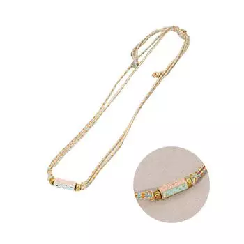 1шт позолоченный богемный кулон любовь ожерелье красочный титан мода новый унисекс дресс-код разноцветный