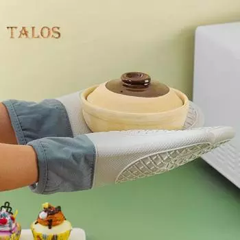 1шт прихватки термостойкие противоожоговые водонепроницаемые полезные расширенные теплоизоляционные перчатки для хлебобулочных изделий арбуз красный