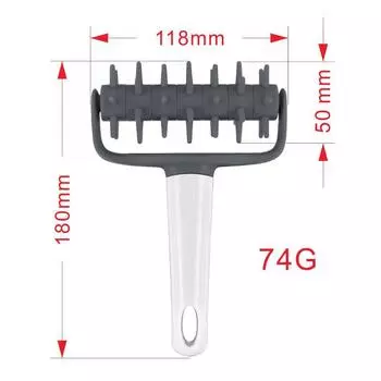 1шт пробойник для пиццы ПП тесто для пиццы игла пробойник для выпечки теста для хлеба вытяжной пробойник для хлеба пробойник для печенья инструменты для выпечки серый