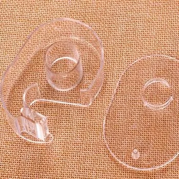 1шт прозрачный диспенсер для скотча режущий диспенсер для скотча акриловые канцелярские принадлежности