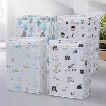 1шт прозрачный водонепроницаемый солнцезащитный крем бытовые товары для дома PEVA чехол для стиральной машины 63*62*85cm