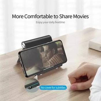 1шт регулируемая настольная подставка для сотового телефона и планшета для iPhone и iPad, портативная подставка-держатель для мобильного телефона, поддержка смартфона жёлтый