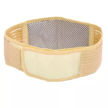 1шт регулируемый неопреновый двойной тяговый поясной ремень для поддержки талии M