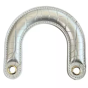 1шт ремень для сумки ремонт замена ручной работы DIY ремень для сумки аксессуары ручки для сумки U-образная искусственная кожа серебряный