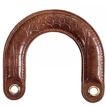 1шт ремень для сумки своими руками ремень для сумки аксессуары ручной ремонт замена U-образные ручки для сумки искусственная кожа темно-коричневого