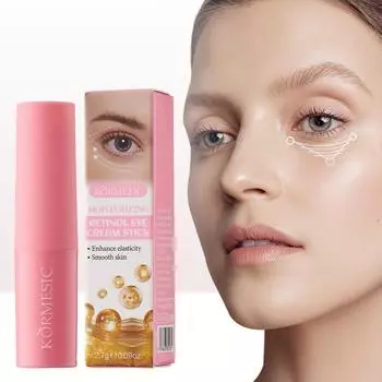 1шт. Ретиноловый карандаш для глаз, гипоаллергенный увлажняющий крем с маслом какао, скваланом, для всех типов кожи 2,7 г