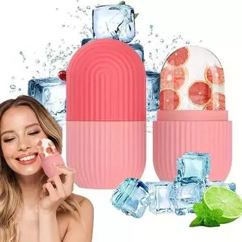 1шт роликовый массажер для лица, массажное нанесение на лицо, ледяная сетка, подходит для ухода за кожей вокруг глаз, шеи и лица