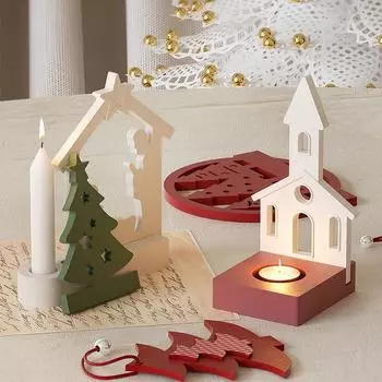 1шт рождественская елка подсвечник форма украшение подсвечник форма силиконовая форма