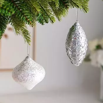 1шт Рождественский елочный шар Рождественский блестящий шар Рождественская елка подвеска