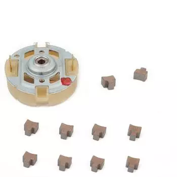 1шт RS550 держатель угольных щеток двигателя+10*угольных щеток для Bosch для