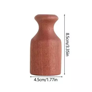 1шт ручной работы из массива дерева настольный декор цветы сушеная ваза деревянная ваза ручной работы минималистский C