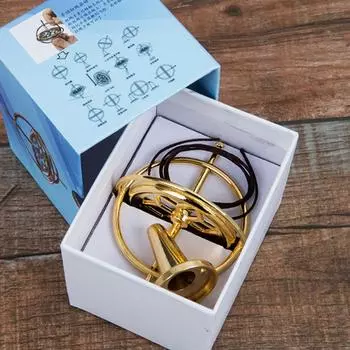 1шт Самобалансирующийся Гироскоп Антигравитационная Декомпрессионная Обучающая Пальчиковая Игрушка чёрный