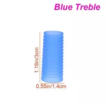 1шт саксофон шеи пробка силиконовый чехол для альт-тенор-саксофона аксессуары 3*1.4cm синий
