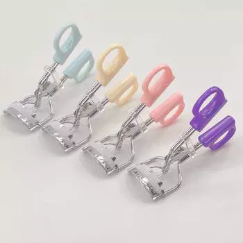 1шт щипцы для завивки ресниц широкий угол из нержавеющей стали портативный прочный розовый