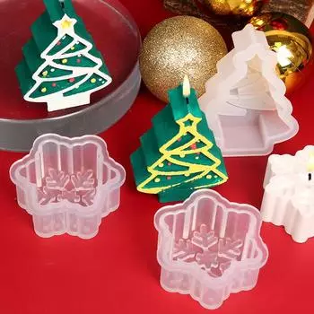 1шт. Сделай сам, ручная работа, трехмерные украшения для создания праздничной атмосферы, праздничные украшения, формы для свечей