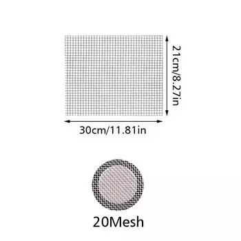 1шт сетчатый фильтр-экран универсальный коррозионно-стойкий водонепроницаемый сетчатый экран DIY из нержавеющей стали прочный несколько вариантов доступны 30x21cm 20mesh