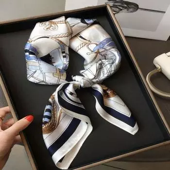 1шт шарф мягкий полиэстер роскошная сумка ленты модная повязка на голову шейный платок ободок для волос