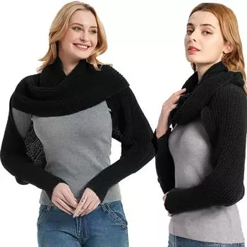 1шт шарф шейный шарф вязаный шарф рукав шарф носить шарф вязаный шарф