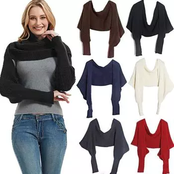 1шт шарф шейный шарф вязаный шарф рукав шарф носить шарф вязаный шарф