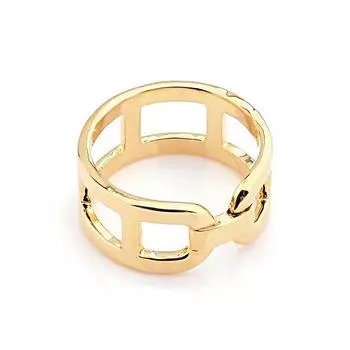 1шт шелковый шарф пряжка современная геометрия простота шаль мода однотонный сплав многофункциональный