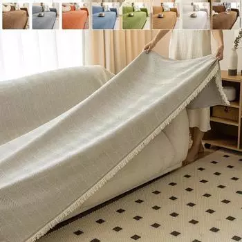 1шт шенилловое полотенце для дивана для гостиной нескользящие чехлы для диванов чехлы для диванов L-образный угловой диван коврик для сиденья современный дом 130X180cm