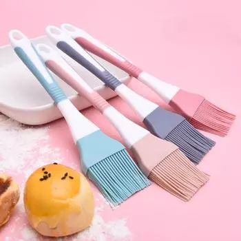 1шт силиконовая щетка для барбекю, жаропрочная щетка для масла, кухонные принадлежности, инструменты для выпечки тортов, кухонные принадлежности