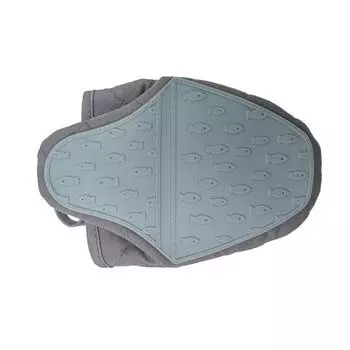 1шт. силиконовые перчатки в форме рыбы против ожогов для духовки кухонные силиконовые перчатки поднос держатель для посуды перчатки для духовки многоцелевые перчатки серый