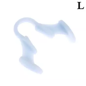 1шт силиконовый мини-устройство против храпа шумоподавитель для сна апноэ зажим для носа BlueL