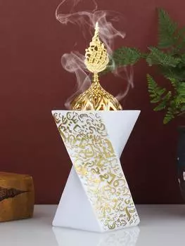 1шт синтетическая смола креативная печь для ароматерапии на Ближнем Востоке, домашняя спальня, комнатная печь для ароматерапии с очисткой воздуха