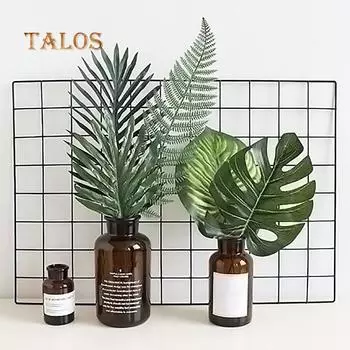 1шт скандинавская сосна ветка кокосовая пальма лист искусственное растение блоггер фото реквизит украшение 1#