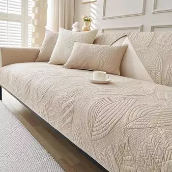 1шт скандинавский хлопок диванный чехол для гостиной нескользящий диван подушка полотенце универсальный для всех сезонов диванный чехол заднее полотенце для дома 70x70 A