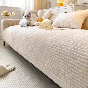 1шт скандинавский шенилловый диванный коврик нескользящий кошачий диван полотенце для гостиной домашние животные детский уголок диван подушка для сиденья домашний декор ковер A 70x70cm 1pc