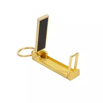 1шт складной крючок для сумки многофункциональный настольный держатель мобильного телефона универсальный несущий держатель One Size золотой