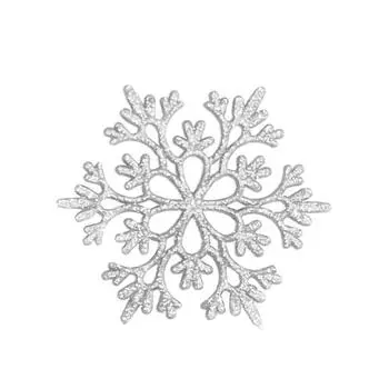 1шт снежинки подвесные украшения праздничная вечеринка домашний декор аксессуары для декора рождественские украшения снежинка белый