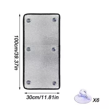 1шт солнцезащитная изоляционная пленка летняя алюминиевая фольга солнечный свет несколько вариантов доступны 30x100cm