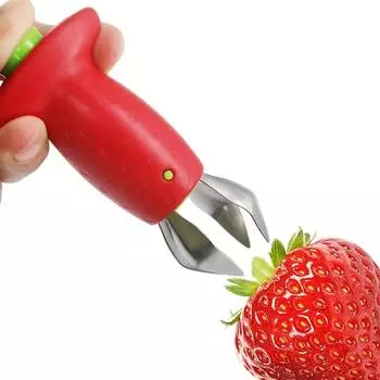 1шт средство для удаления стеблей клубники, шелушитель для клубники из нержавеющей стали, средство для удаления листьев красной клубники красный