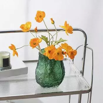 1шт стеклянная ваза элегантные зеленые прозрачные гидропонные цветочные горшки цветочные композиции контейнеры домашний декор
