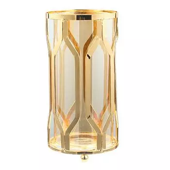 1шт стеклянная ваза цветочная композиция гальванические украшения Lron стеклянная ваза гидропонное выращивание