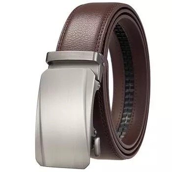1шт стильный и простой ремень с автоматической пряжкой, мужской ремень, ремень Ly36-35353-1 110-130CM