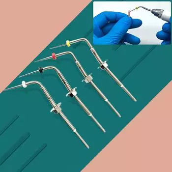 1шт стоматологические нагревательные плаггеры Sybron Endo Buchanan System B Fill Obturation Gutta Percha Pen Heated Tips F серебряный/белый