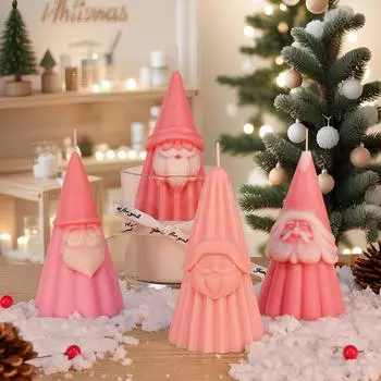 1шт свеча праздничное украшение сопутствующий подарок рождественский подарок новый продукт Дед Мороз