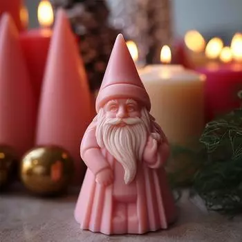 1шт свеча праздничное украшение сопутствующий подарок рождественский подарок новый продукт Дед Мороз
