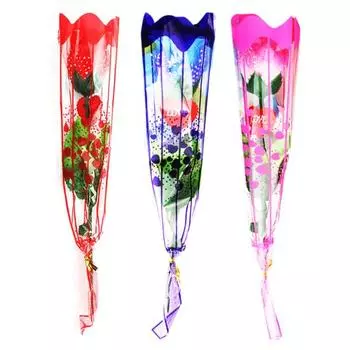 1шт светится в темноте светодиодный светильник искусственная роза цветок девушка романтический подарок праздничная игрушка синий