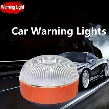 1шт светодиодный автомобильный аварийный фонарь магнитно-индукционный стробоскоп дорожная авария лампа маяк аксессуар безопасности